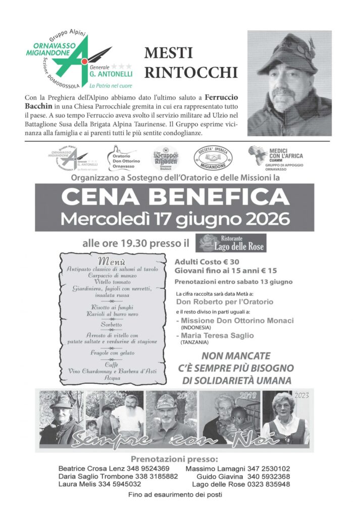 Cena solidale