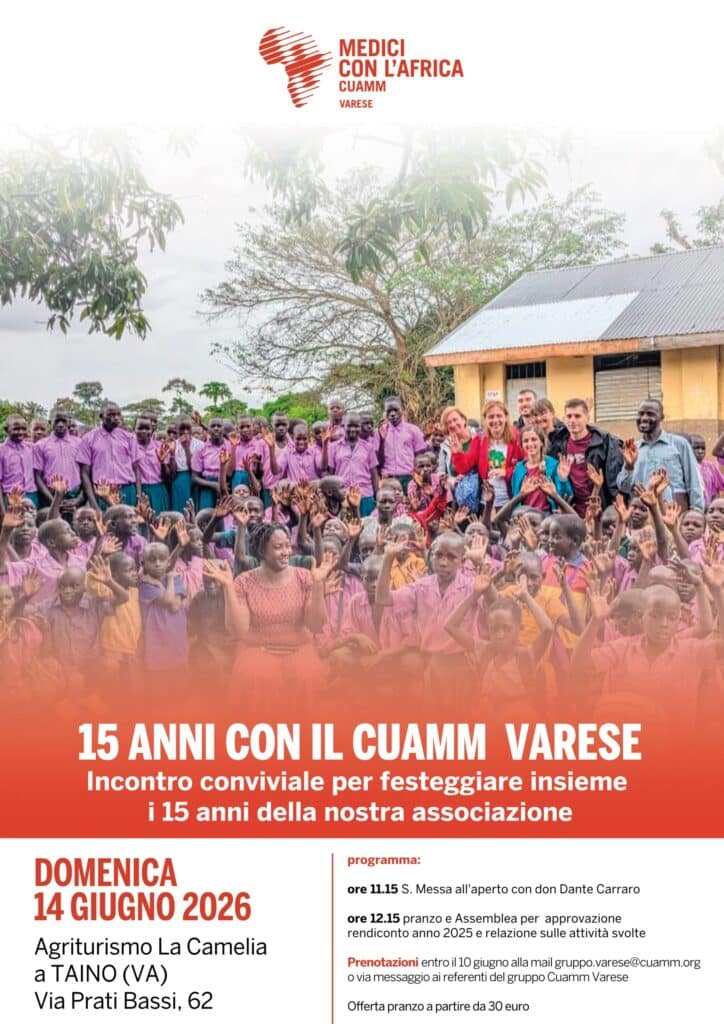 15 anni con il Cuamm Varese